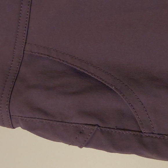 Prana Halle Coal/Dark Gray Hiking Pant, Boot Cut, sz 8, Adjustable Waist - Picture 5 of 10